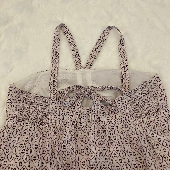 Madewell Silk Convertible Halter Dress Echo Grid 6 - Picture 5 of 7